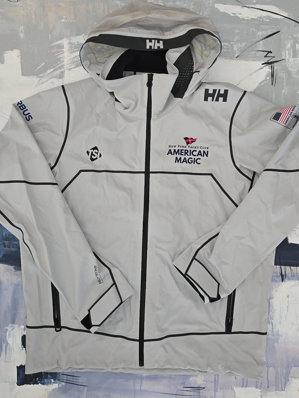Helly Hansen XL HP FOIL PRO JACKET Hooded Mens NY Yacht American Magic Sailing